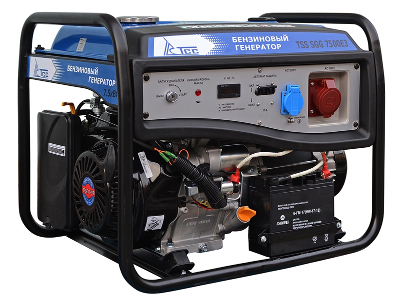 Генератор бензиновый TSS SGG 7500Е3 - фото