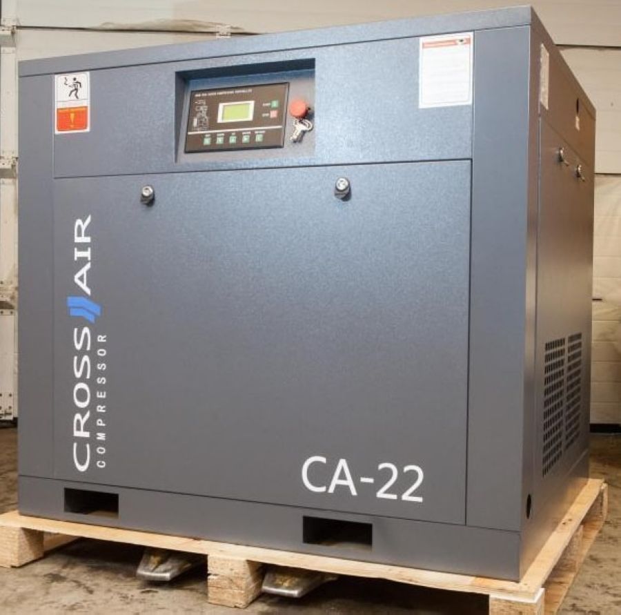 Компрессор винтовой CrossAir CA22-10RA-F с частотным преобразователем IP54 - фото