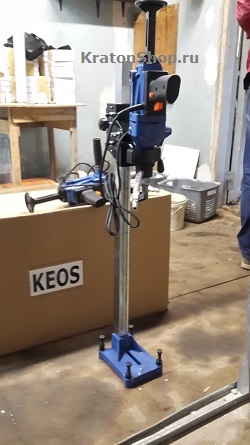 Установка алмазного бурения KEOS KS-130 со стойкой - фото
