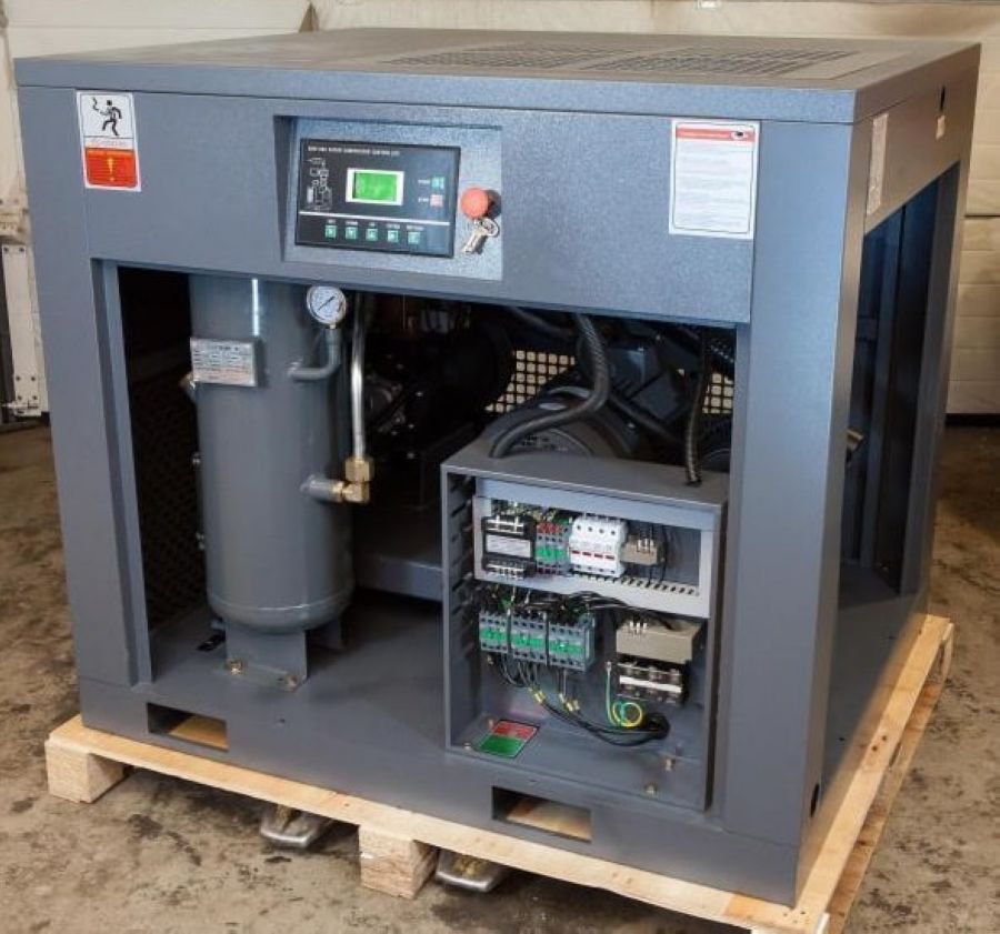 Компрессор винтовой CrossAir CA22-10RA-F с частотным преобразователем IP54 - фото