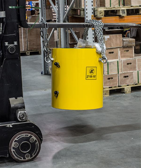 Домкрат грузовой с гидравлическим возвратом ДГ20-150Г - фото