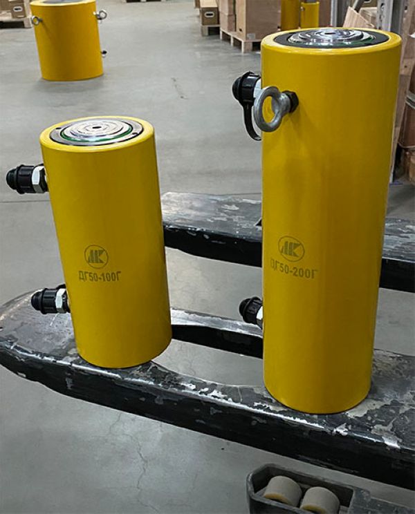 Домкрат грузовой с гидравлическим возвратом ДГ20-150Г - фото