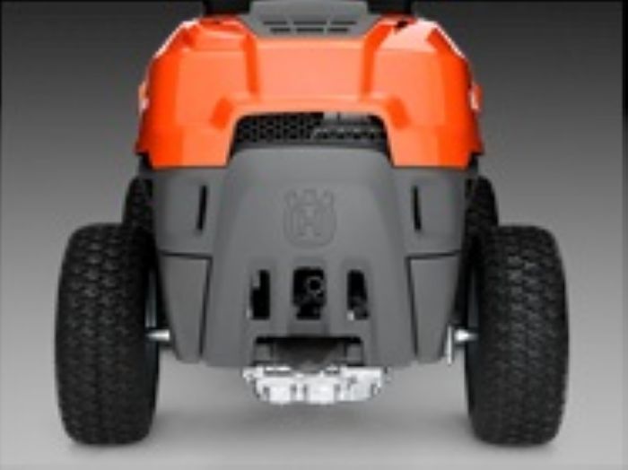 Рейдер-газонокосилка бензиновая Husqvarna R112C5 с декой - фото