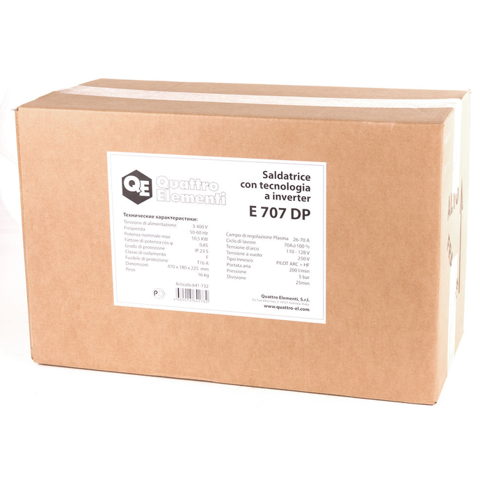 Аппарат плазменной резки инвертор QE ( Ergus ) 707 DP - фото