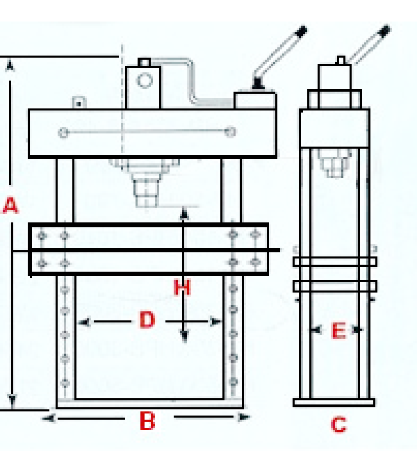 Пресс гидравлический STALEX HP-30S - фото