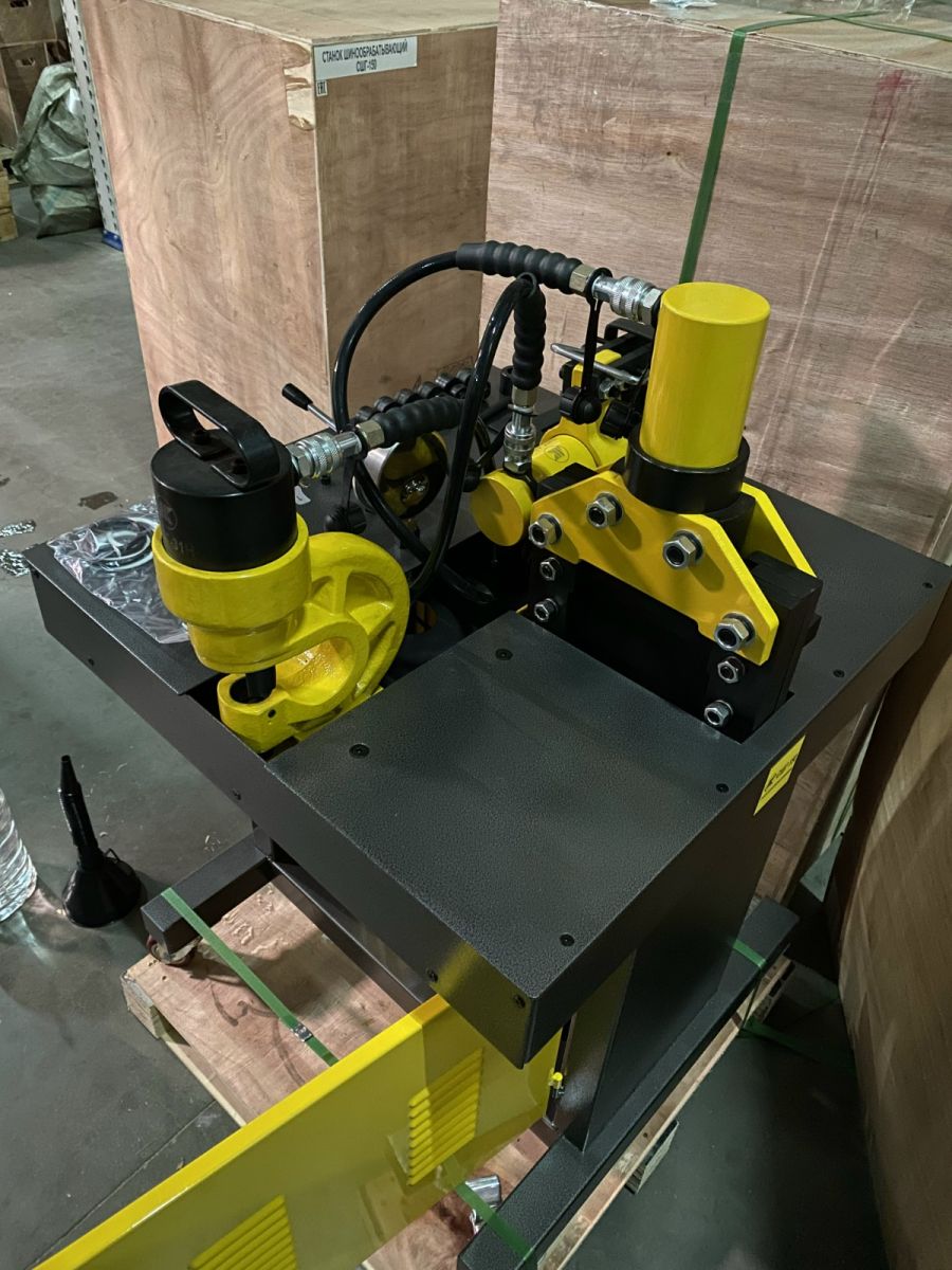 Станок шинообрабатывающий универсальный гидравлический СШГ-150/400 - фото