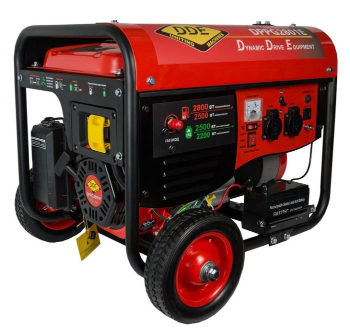 Генератор газ/бензин DDE DPPG2801 - фото