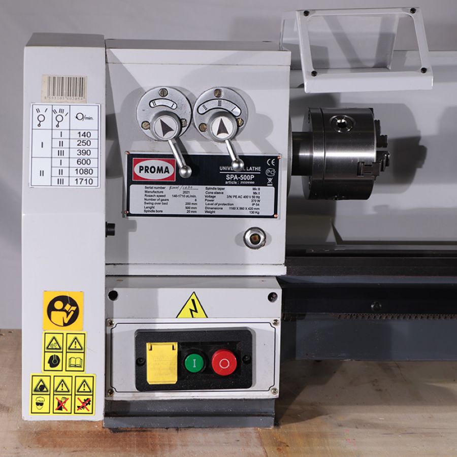 Универсальный токарный станок PROMA SPA-500P - фото
