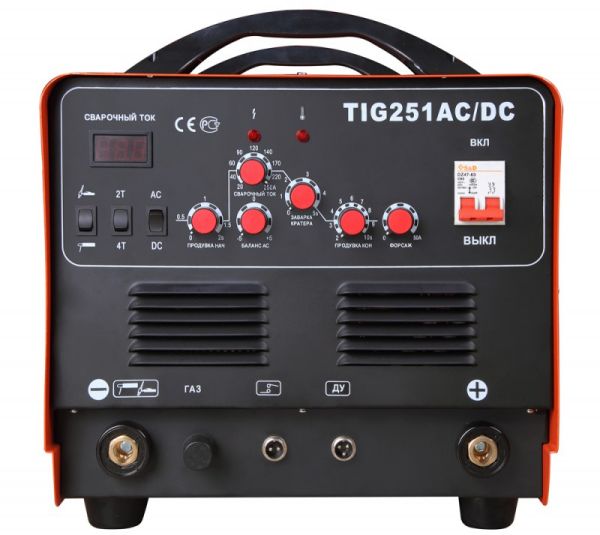 Аппарат аргонодуговой сварки FoxWeld TIG 251 AC/DC - фото