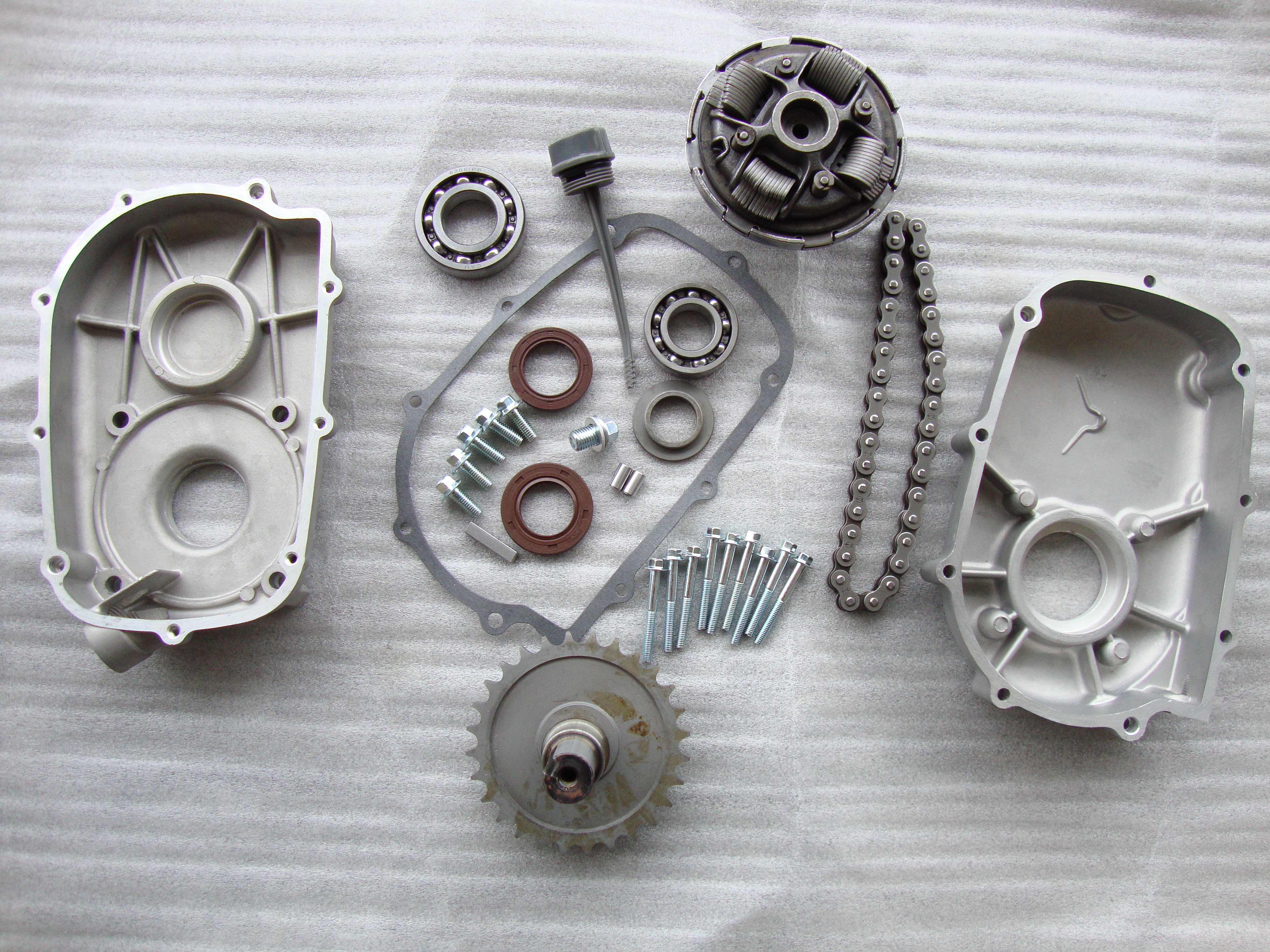 Двигатель бензиновый Grost GX 200 RE с редуктором, аналог HONDA - фото