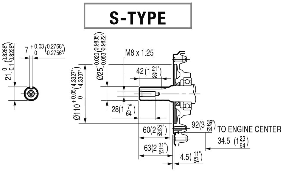 Двигатель бензиновый Grost GX 270 (S тип), аналог HONDA - фото