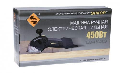 Пила дисковая Энкор ПДЭ-450/20Э - фото
