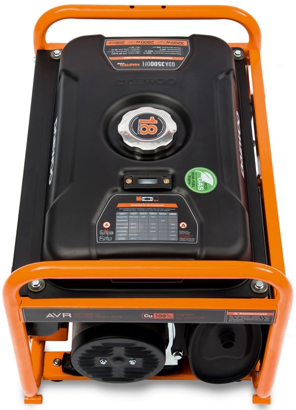 Генератор газ/бензин Daewoo GDA 3500DFE - фото