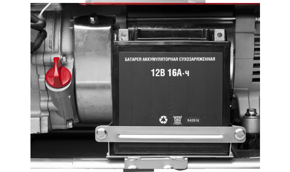 Генератор бензиновый Зубр ЗЭСБ-6200-ЭА, с блоком автоматического ввода резерва (ATS) - фото