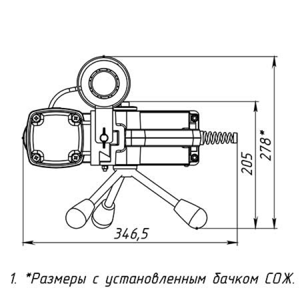 Станок сверлильный на магнитном основании МВА-50 - фото