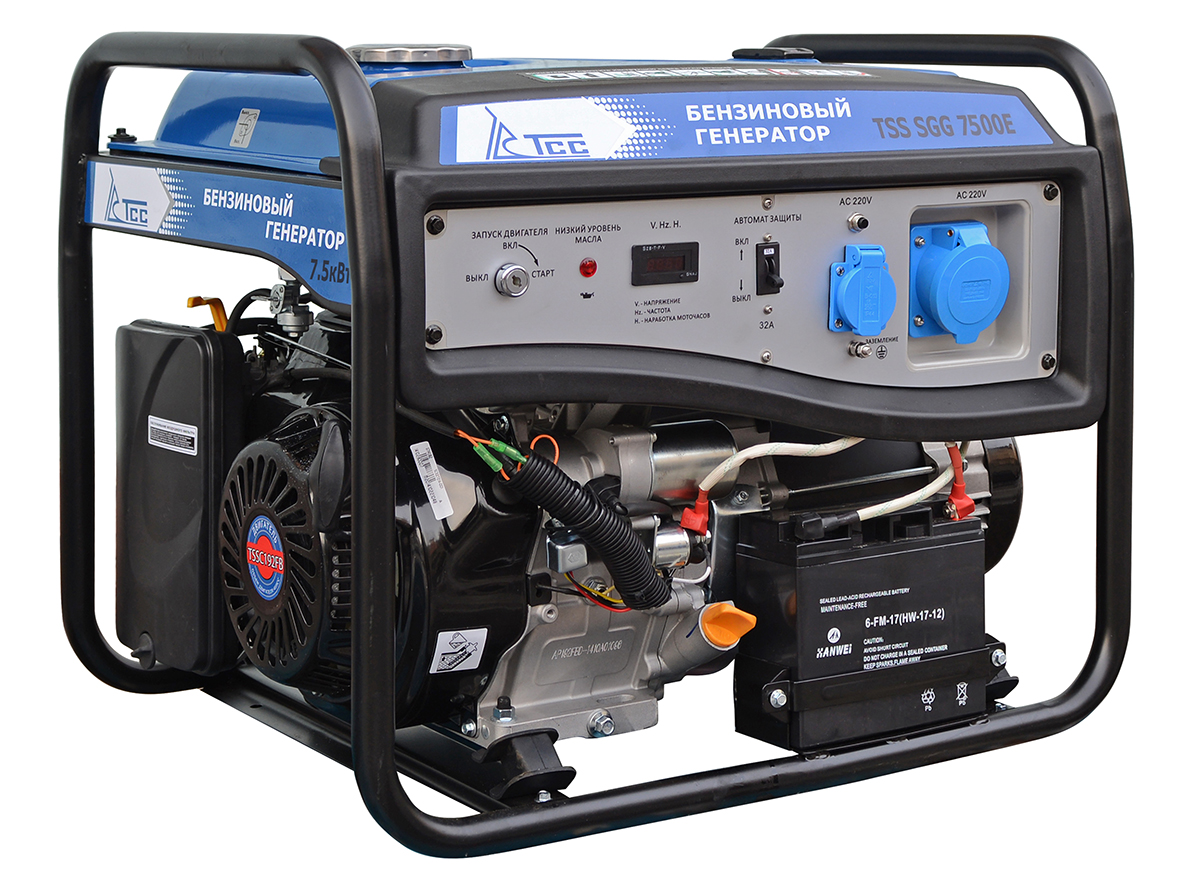 Генератор бензиновый TSS SGG 7500E - фото
