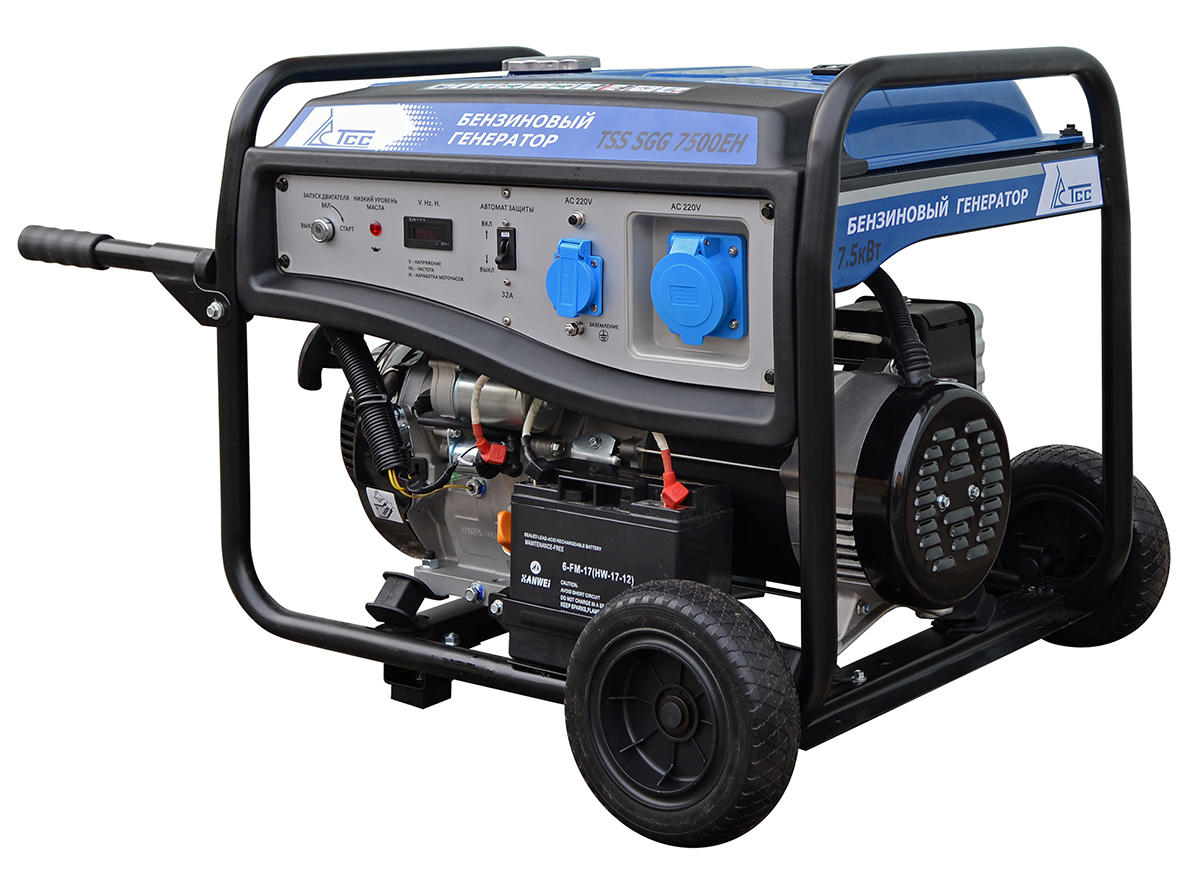 Генератор бензиновый TSS SGG 7500ЕН - фото