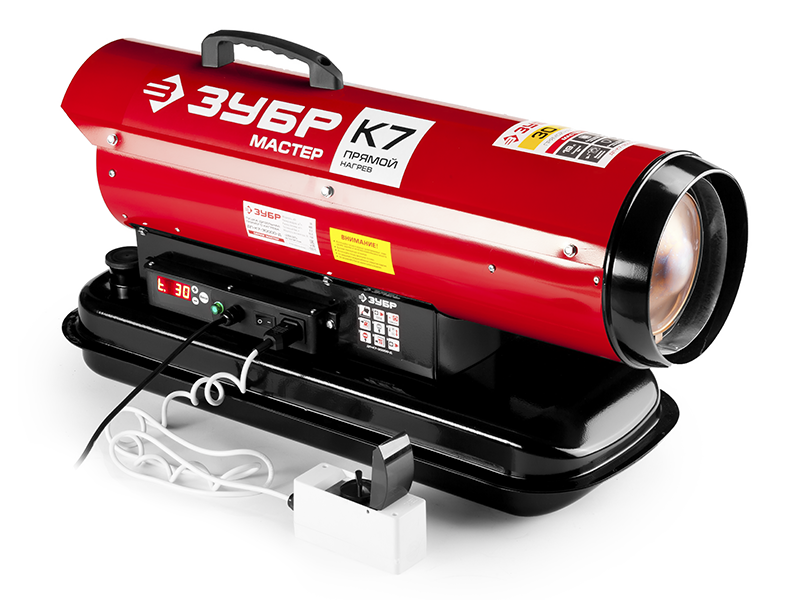 Дизельная тепловая пушка Зубр ДП-К7-30000-Д - фото