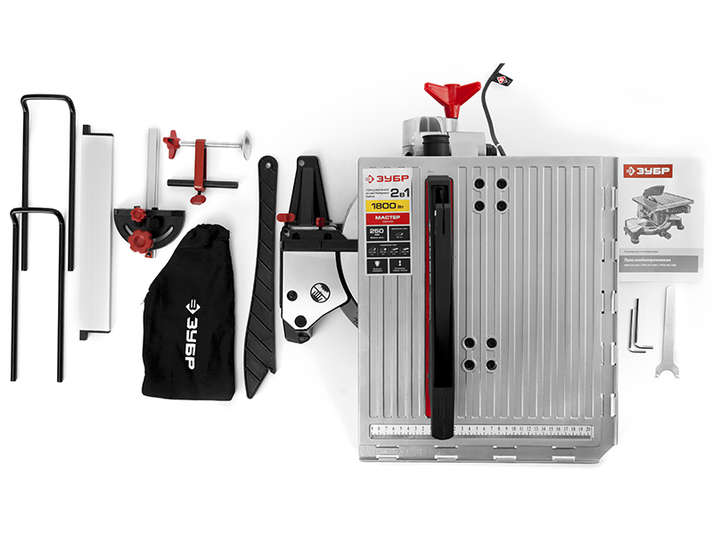 Пила торцовочная Зубр ЗПТК-255-1800 - фото