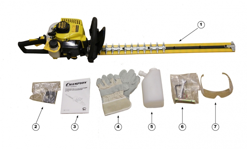 Бензоножницы Champion HT726R - фото