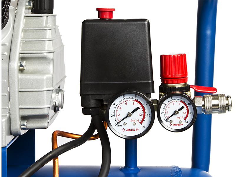 Компрессор с прямой передачей Зубр ЗКПМ-360-50-2.2 - фото