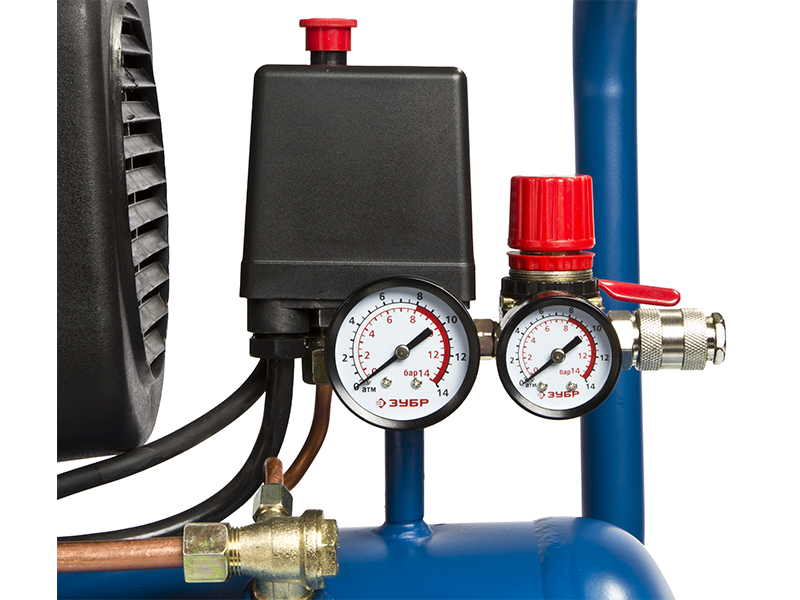 Компрессор с прямой передачей Зубр ЗКПМ-310-24-2.2 - фото