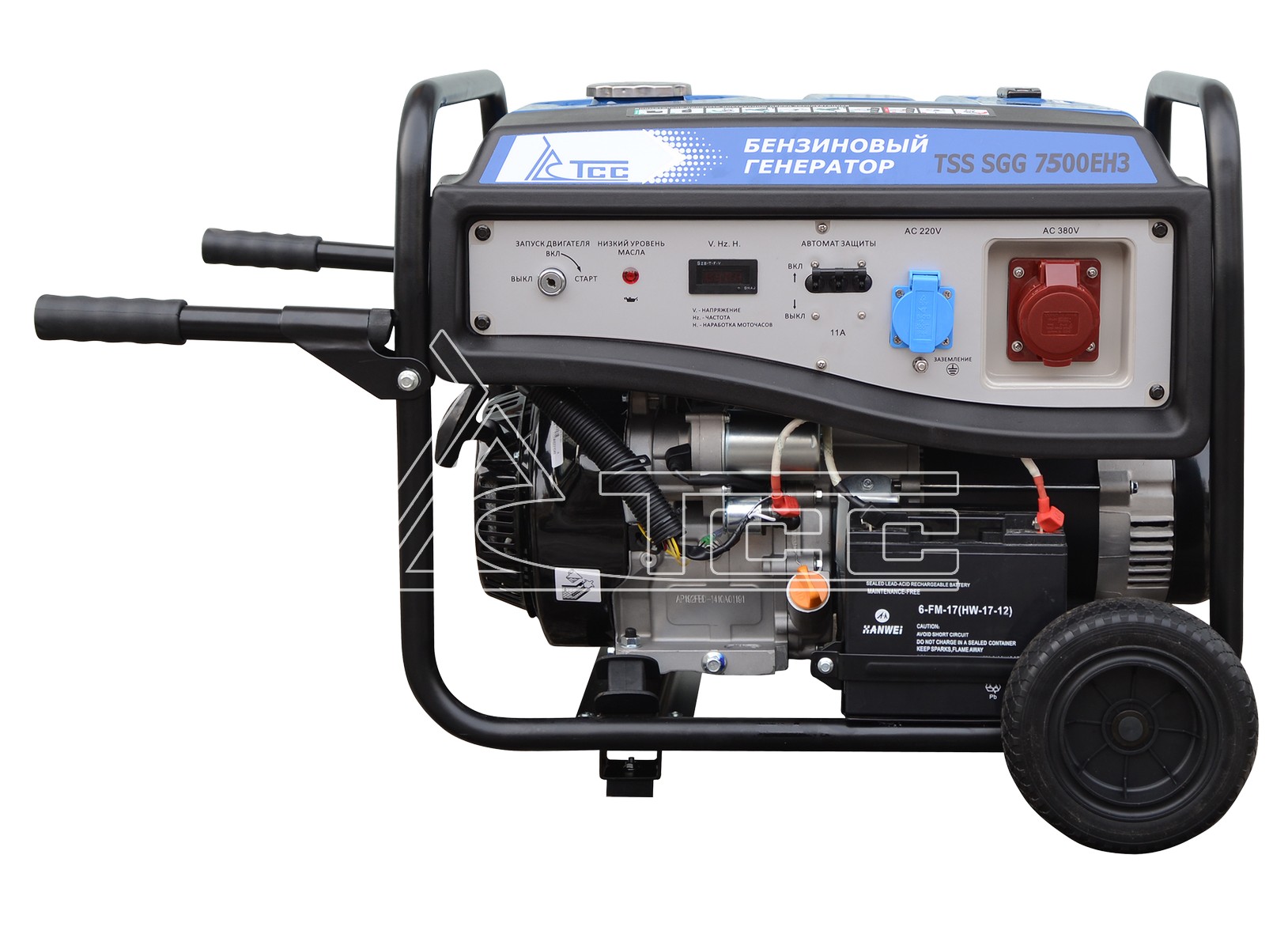 Генератор бензиновый TSS SGG 7500ЕН3 - фото