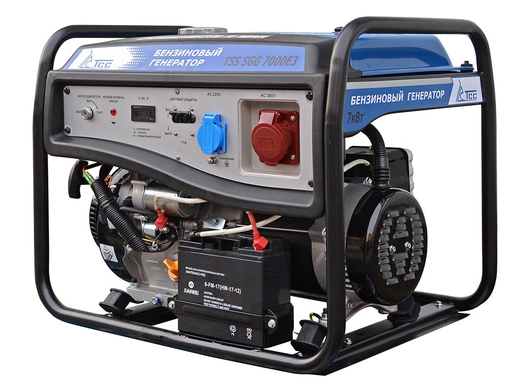 Генератор бензиновый TSS SGG 7000Е3 - фото