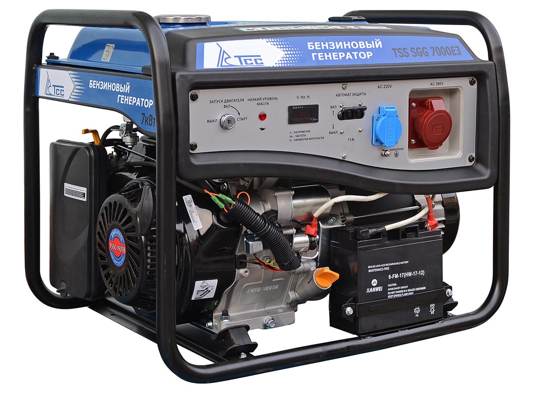Генератор бензиновый TSS SGG 7000Е3 - фото