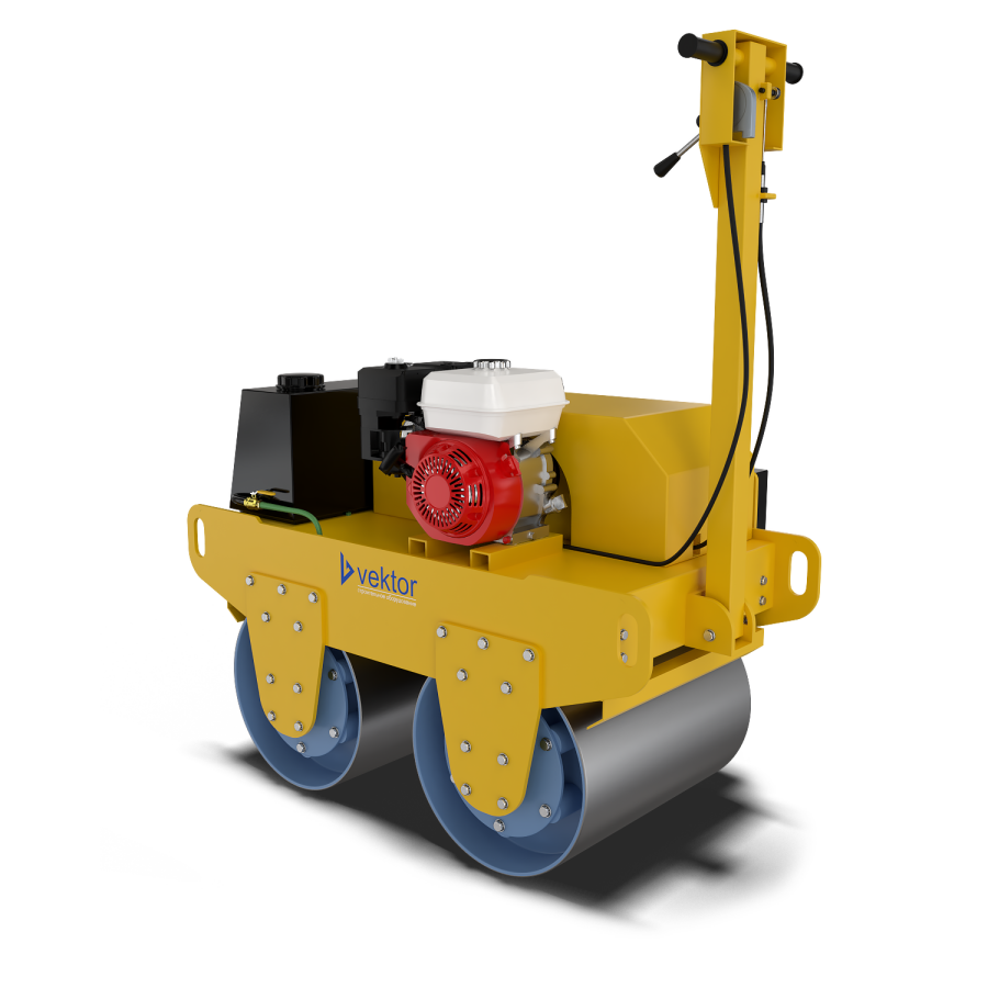 Виброкаток двухвальцовый Vektor VRDR-600 - фото