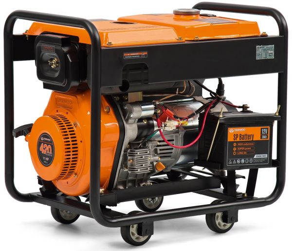 Электрогенератор дизельный Daewoo DDAE 6000 XE - фото