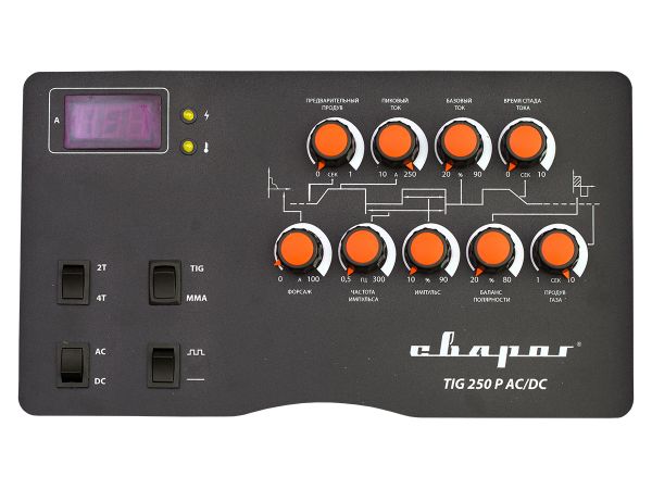 Аппарат аргонодуговой сварки Сварог TECH TIG 250 P AC/DC (E102) - фото