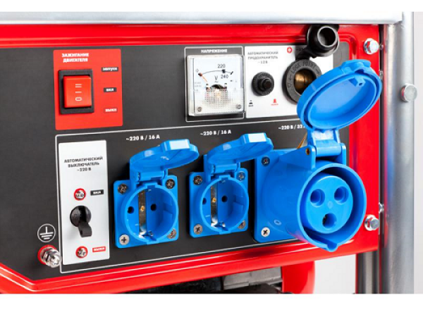 Генератор бензиновый Зубр ЗЭСБ-6200 - фото