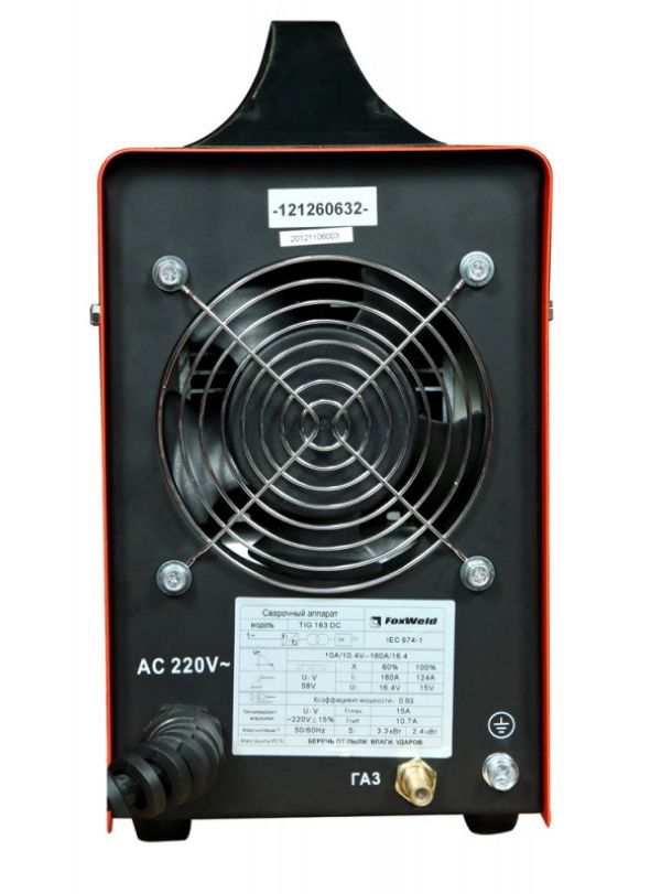 Аппарат аргонодуговой сварки FoxWeld TIG 163 DC - фото