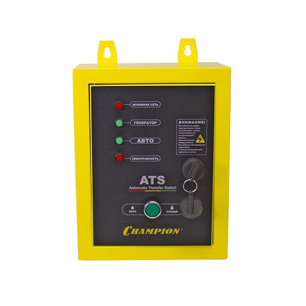 Генератор бензиновый Champion GG6501E+ATS с блоком автозапуска - фото