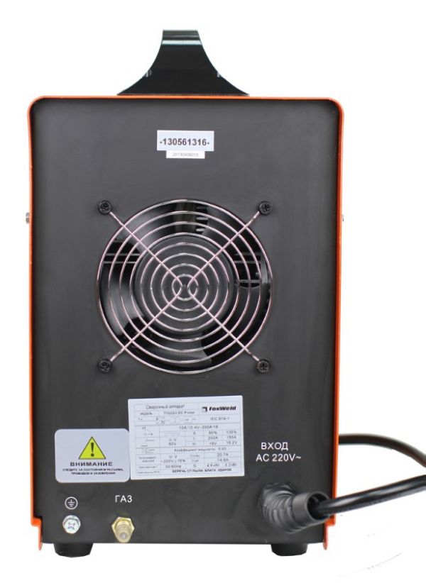 Аппарат аргонодуговой сварки FoxWeld TIG 203 DC Pulse - фото