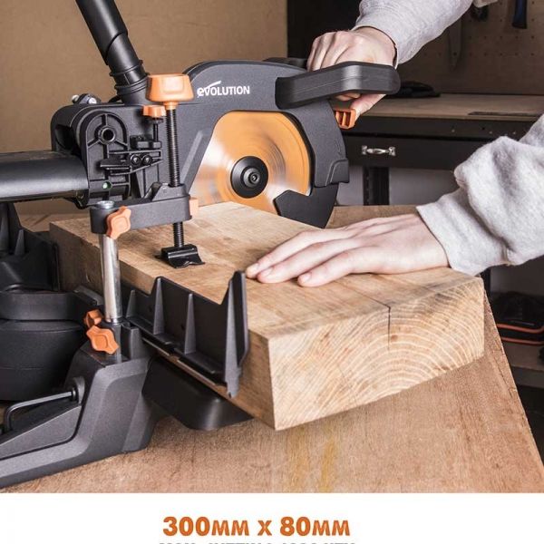 Пила торцовочная EVOLUTION R255-SMS+ - фото