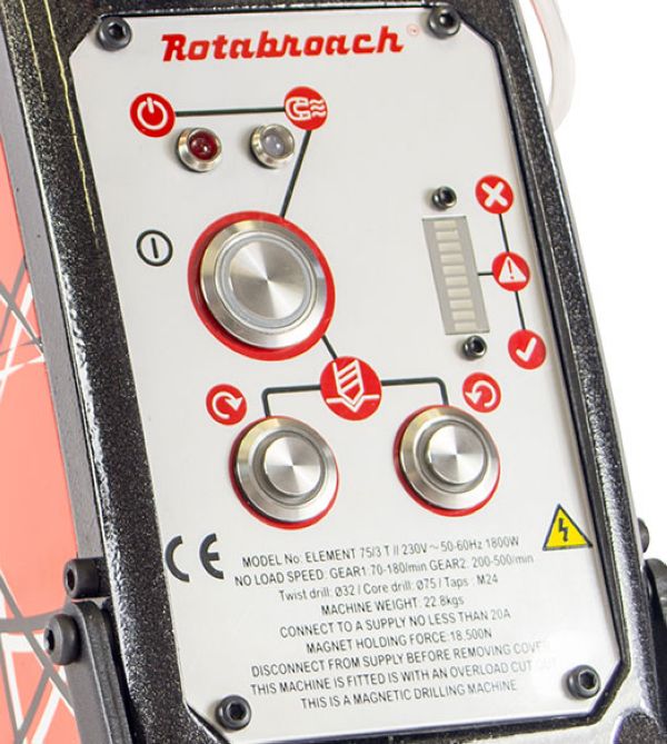 Станок сверлильный на магнитном основании Rotabroach ELEMENT-75 с поворотным основанием - фото