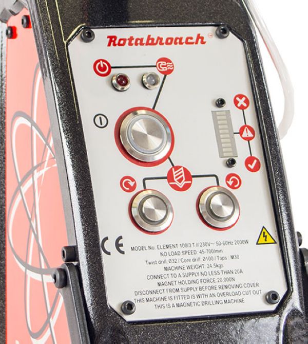 Станок сверлильный на магнитном основании Rotabroach ELEMENT-100 с поворотным основанием - фото