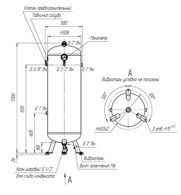 Ресивер PB 270.11.02 - фото