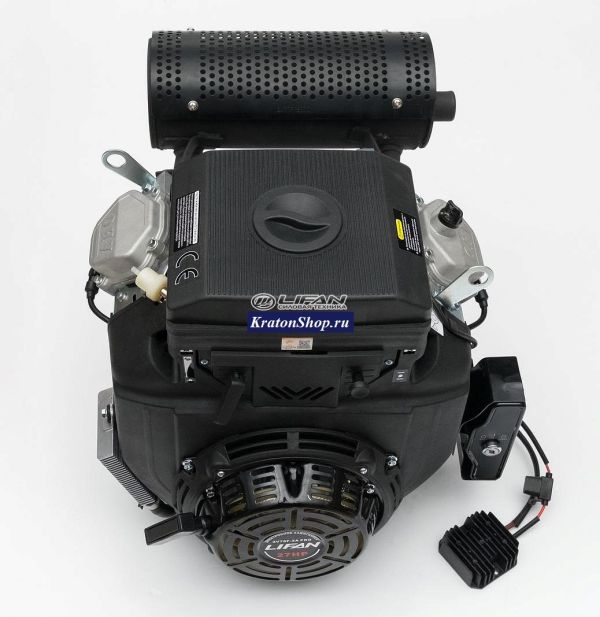 Двигатель бензиновый Lifan LF2V78F-2A PRO (20 Ампер) - фото