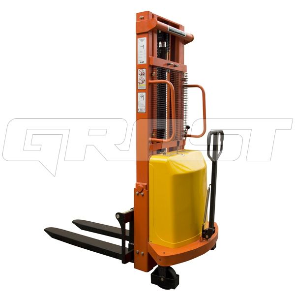 Штабелер гидравлический с электроподъемом GROST HED 10/25 - фото