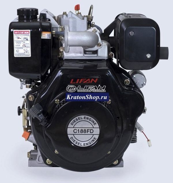 Двигатель Lifan 188F Diesel - фото