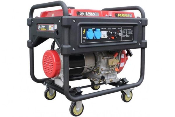 Генератор Lifan-DG5500-4 дизельный - фото