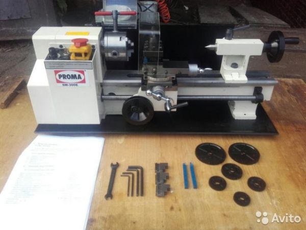 Настольный токарный станок PROMA SM-300E - фото