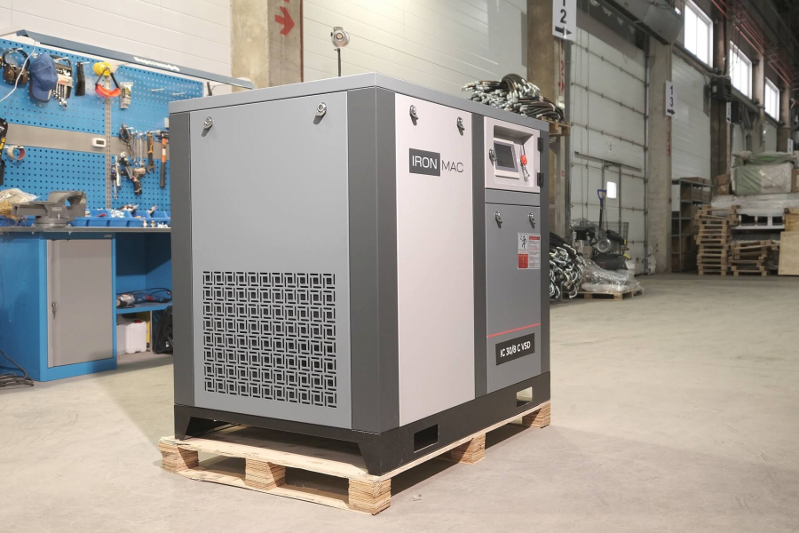 Компрессор винтовой Ironmac IC 30/8 C VSD IP 54 - фото