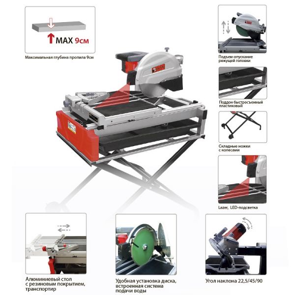 Станок для резки камня DIAM PLK 250/1.8 Proline - фото