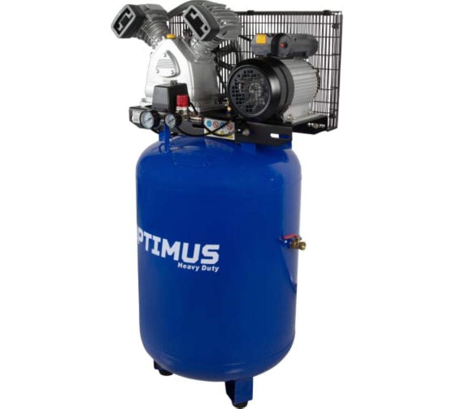 Компрессор с ременной передачей OPTIMUS OPT-301042A - фото