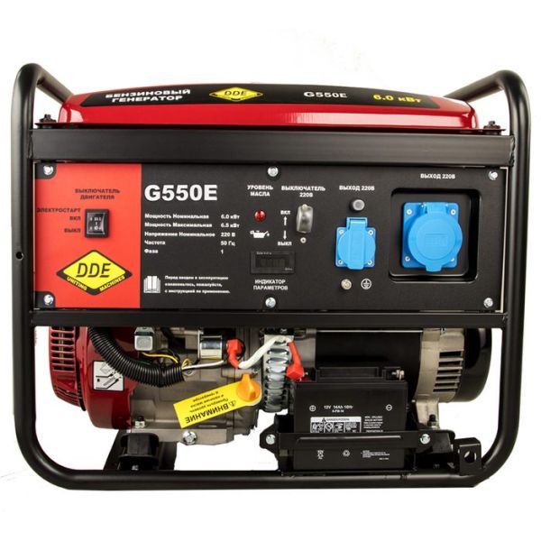 Генератор бензиновый DDE G550E - фото