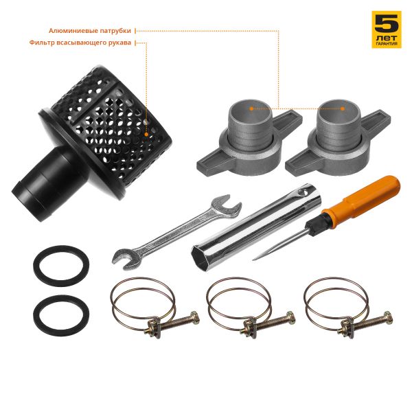 Мотопомпа бензиновая Зубр МПЧ-350-40 - фото